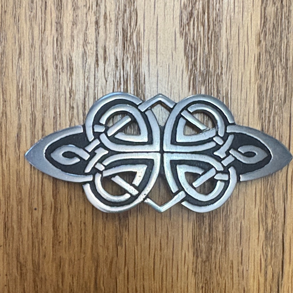 Pewter Celtic Knot Brooch